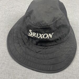 Srixon Hat Bucket Mens One Size Black Adjustable Breathable Lightweight